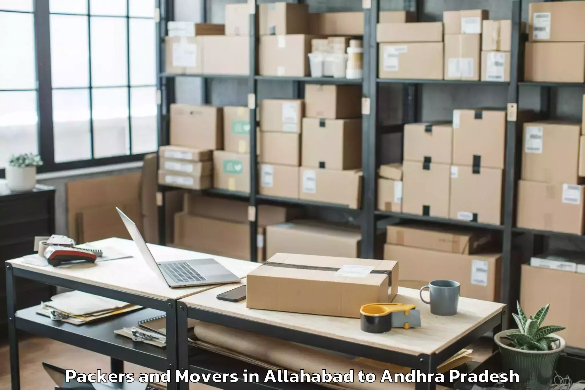 Professional Allahabad to Sambepalli Packers And Movers